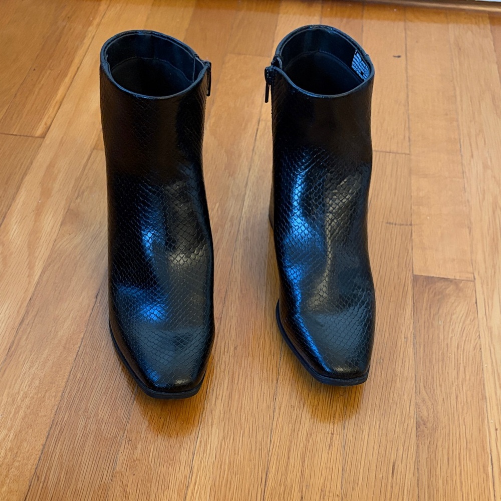 Target Black Textured Boots